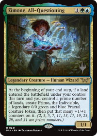Zimone, All-Questioning - Promo Pack: Duskmourn: House of Horror (PPDSK) #241p - Rare Magic: The Gathering Trading Card