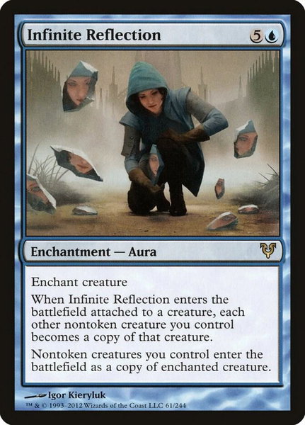 Infinite Reflection - Avacyn Restored Magic: The Gathering trading card
