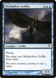 Misthollow Griffin - Avacyn Restored (AVR) #68 - Mythic Rare Magic: The Gathering Trading Card