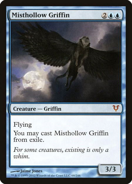 Misthollow Griffin - Avacyn Restored Magic: The Gathering trading card