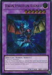 Twin Photon Lizard (UTR) - Order of Chaos (ORCS) #ORCS-EN039 - Ultimate Rare YuGiOh Trading Card