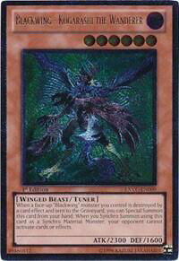 Blackwing - Kogarashi the Wanderer (UTR) - Extreme Victory (EXVC) #EXVC-EN009 - Ultimate Rare YuGiOh Trading Card