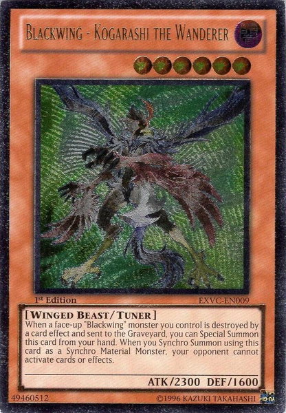 Blackwing - Kogarashi the Wanderer (UTR) - Extreme Victory YuGiOh trading card