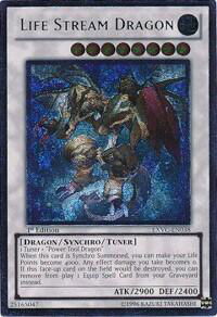 Life Stream Dragon (UTR) - Extreme Victory (EXVC) #EXVC-EN038 - Ultimate Rare YuGiOh Trading Card