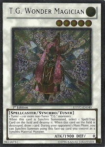 T.G. Wonder Magician (UTR) - Extreme Victory (EXVC) #EXVC-EN040 - Ultimate Rare YuGiOh Trading Card