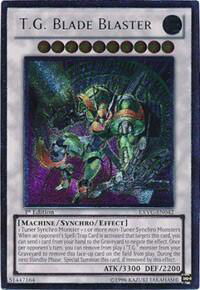 T.G. Blade Blaster (UTR) - Extreme Victory (EXVC) #EXVC-EN042 - Ultimate Rare YuGiOh Trading Card