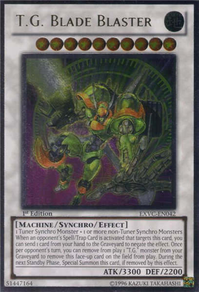 T.G. Blade Blaster (UTR) - Extreme Victory YuGiOh trading card