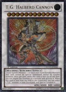 T.G. Halberd Cannon (UTR) - Extreme Victory (EXVC) #EXVC-EN043 - Ultimate Rare YuGiOh Trading Card