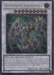 Overmind Archfiend (UTR) - Extreme Victory (EXVC) #EXVC-EN044 - Ultimate Rare YuGiOh Trading Card