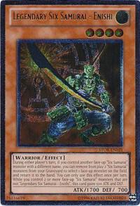 Legendary Six Samurai - Enishi (UTR) - Storm of Ragnarok YuGiOh trading card