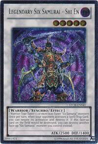 Legendary Six Samurai - Shi En (UTR) - Storm of Ragnarok (STOR) #STOR-EN041 - Ultimate Rare YuGiOh Trading Card