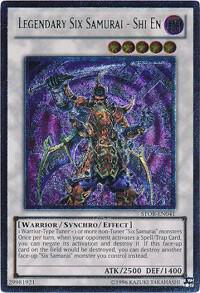 Legendary Six Samurai - Shi En (UTR) - Storm of Ragnarok YuGiOh trading card