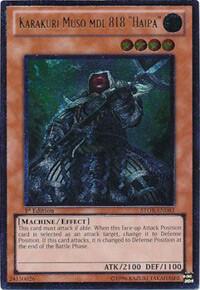 Karakuri Muso mdl 818 "Haipa" (UTR) trading card from Storm of Ragnarok Karakuri Muso mdl 818 "Haipa" (UTR) - Storm of Ragnarok YuGiOh trading card