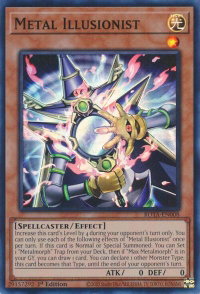 Metal Illusionist - Rage of the Abyss (ROTA) #ROTA-EN008 - Super Rare YuGiOh Trading Card