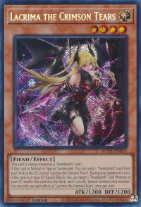 Lacrima the Crimson Tears - Rage of the Abyss (ROTA) #ROTA-EN014 - Secret Rare YuGiOh Trading Card