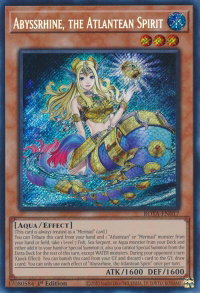Abyssrhine, the Atlantean Spirit - Rage of the Abyss (ROTA) #ROTA-EN017 - Secret Rare YuGiOh Trading Card