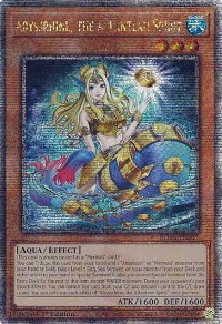 Abyssrhine, the Atlantean Spirit (Quarter Century Secret Rare) - Rage of the Abyss (ROTA) #ROTA-EN017 - Quarter Century Secret Rare YuGiOh Trading Card