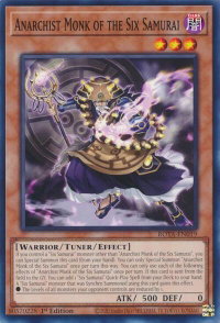 Anarchist Monk of the Six Samurai - Rage of the Abyss (ROTA) #ROTA-EN019 - Common / Short Print YuGiOh Trading Card