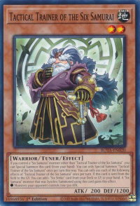 Tactical Trainer of the Six Samurai - Rage of the Abyss (ROTA) #ROTA-EN020 - Common / Short Print YuGiOh Trading Card