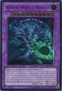 Supreme Arcanite Magician (UTR) - Starstrike Blast YuGiOh trading card