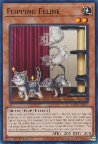 Flipping Feline - Rage of the Abyss (ROTA) #ROTA-EN026 - Common / Short Print YuGiOh Trading Card