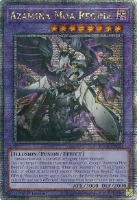 Azamina Moa Regina (Quarter Century Secret Rare) - Rage of the Abyss (ROTA) #ROTA-EN033 - Quarter Century Secret Rare YuGiOh Trading Card