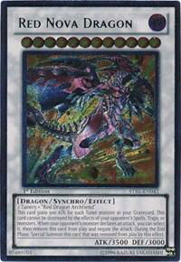 Red Nova Dragon (UTR) - Starstrike Blast (STBL) #STBL-EN042 - Ultimate Rare YuGiOh Trading Card