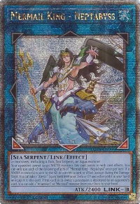 Mermail King - Neptabyss (Quarter Century Secret Rare) - Rage of the Abyss (ROTA) #ROTA-EN046 - Quarter Century Secret Rare YuGiOh Trading Card