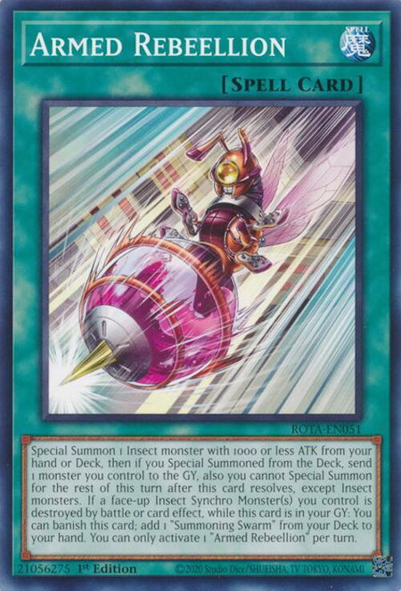 Armed Rebeellion - Rage of the Abyss YuGiOh trading card