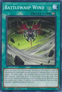Battlewasp Wind - Rage of the Abyss (ROTA) #ROTA-EN052 - Common / Short Print YuGiOh Trading Card
