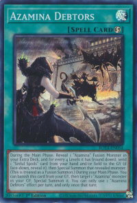 Azamina Debtors - Rage of the Abyss (ROTA) #ROTA-EN054 - Super Rare YuGiOh Trading Card
