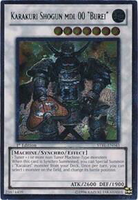 Karakuri Shogun mdl 00 "Burei" (UTR) - Starstrike Blast (STBL) #STBL-EN043 - Ultimate Rare YuGiOh Trading Card