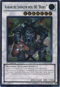 Karakuri Shogun mdl 00 "Burei" (UTR) - Starstrike Blast YuGiOh trading card