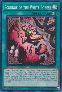 Scourge of the White Forest - Rage of the Abyss (ROTA) #ROTA-EN056 - Super Rare YuGiOh Trading Card