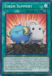 Token Support - Rage of the Abyss (ROTA) #ROTA-EN067 - Common / Short Print YuGiOh Trading Card