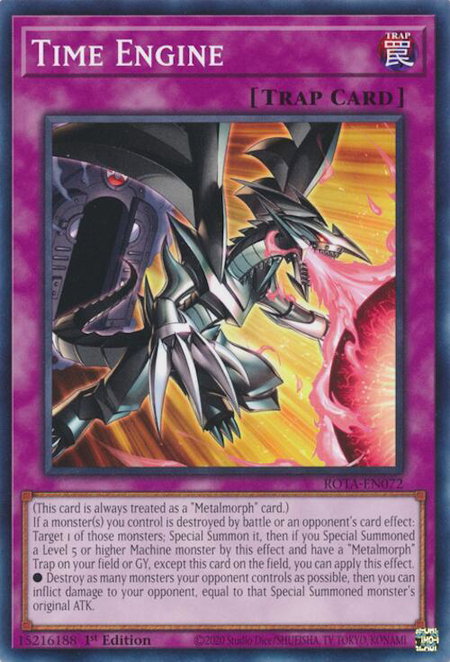 Time Engine - Rage of the Abyss YuGiOh trading card