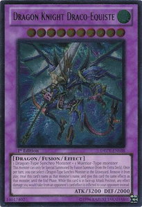 Dragon Knight Draco-Equiste (UTR) - Duelist Revolution (DREV) #DREV-EN038 - Ultimate Rare YuGiOh Trading Card