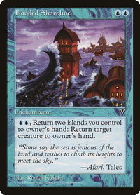 Flooded Shoreline - Visions (VIS) #32 - Rare Magic: The Gathering Trading Card