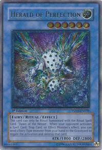 Herald of Perfection (UTR) - The Shining Darkness (TSHD) #TSHD-EN039 - Ultimate Rare YuGiOh Trading Card