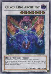 Chaos King Archfiend (UTR) - The Shining Darkness (TSHD) #TSHD-EN041 - Ultimate Rare YuGiOh Trading Card