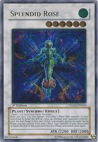 Splendid Rose (UTR) - The Shining Darkness (TSHD) #TSHD-EN043 - Ultimate Rare YuGiOh Trading Card