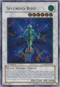 Splendid Rose (UTR) - The Shining Darkness YuGiOh trading card