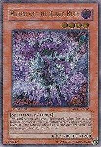 Witch of the Black Rose (UTR) - Absolute Powerforce (ABPF) #ABPF-EN012 - Ultimate Rare YuGiOh Trading Card