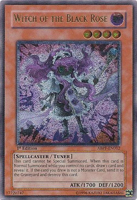Witch of the Black Rose (UTR) - Absolute Powerforce YuGiOh trading card