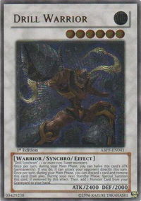 Drill Warrior (UTR) - Absolute Powerforce (ABPF) #ABPF-EN041 - Ultimate Rare YuGiOh Trading Card