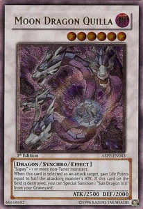 Moon Dragon Quilla (UTR) - Absolute Powerforce (ABPF) #ABPF-EN043 - Ultimate Rare YuGiOh Trading Card