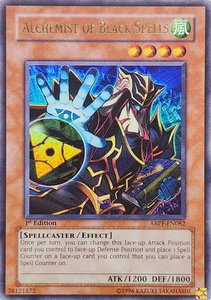 Alchemist of Black Spells (UTR) - Absolute Powerforce (ABPF) #ABPF-EN082 - Ultimate Rare YuGiOh Trading Card
