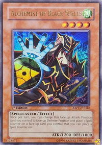 Alchemist of Black Spells (UTR) - Absolute Powerforce (ABPF) #ABPF-EN082 - Ultimate Rare YuGiOh Trading Card
