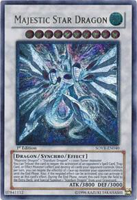 Majestic Star Dragon (UTR) - Stardust Overdrive YuGiOh trading card