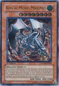 Koa'ki Meiru Maximus (UTR) trading card from Stardust Overdrive Koa'ki Meiru Maximus (UTR) - Stardust Overdrive YuGiOh trading card